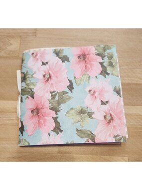 Colorful Floral Junk Journal Handmade 96 pages